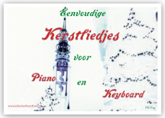 Eenvoudige kerstliedjes voor piano en keyboard